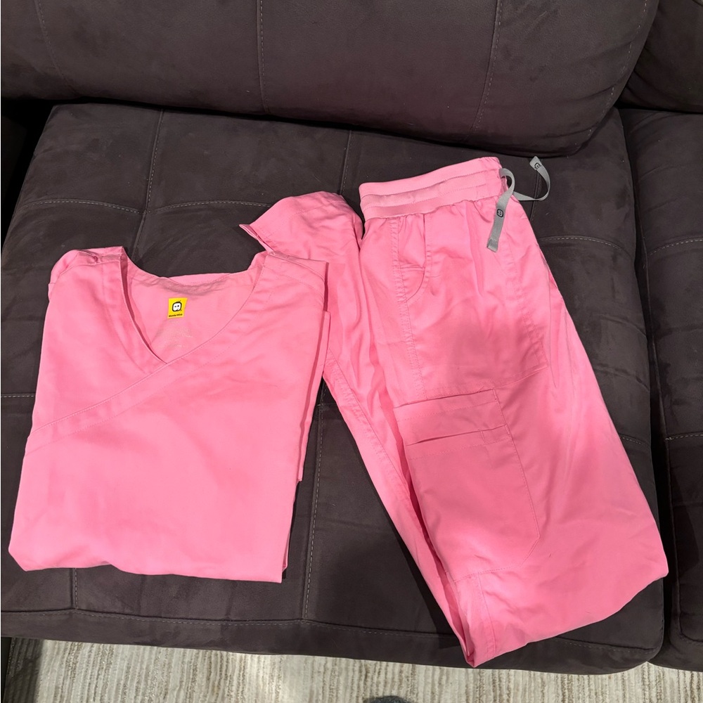 WINK Pink Scrub Set